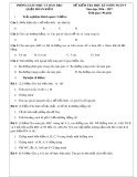 Đề kiểm tra học kì 1 môn Toán lớp 9 năm học 2016-2017 – Phòng Giáo dục và Đào tạo quận Hoàn Kiếm