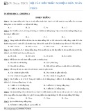 Trắc nghiệm Hình học 6 – Chương 1: Đoạn thẳng