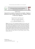 Internal service quality, external service quality, employee satisfaction and customer satisfaction for Vietnamese hotels: A theoretical approach