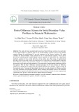 Finite difference scheme for initial boundary value problems in financial mathematics