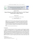 Optical properties and white light emission of Dy3 doped alumino boro-tellurite glasses