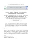 Effect of annealing temperature on Cu2O thin films prepared by thermal oxidation method