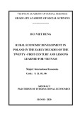 Abstract Ph.D thesis of international Economics: Rural economic development in Poland in the early decades of the twenty –first century and lessons learned for Vietnam