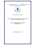 Doctor of Philosophy in Economics thesis summary: Liquidity positon and operational efficiency of Vietnamese commercial banks