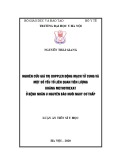 Luận án Tiến sĩ Y học: Nghiên cứu giá trị Doppler động mạch tử cung và một số yếu tố liên quan tiên lượng kháng Methotrexat ở bệnh nhân u nguyên bào nuôi nguy cơ thấp