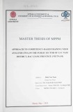 Master thesis of MPPM: Approach to competency-based training need analysis (TNA) in the public sector of Luc Nam district, Bac Giang province (Vietnam)