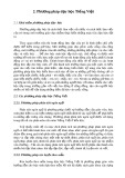 Phương pháp dạy học Tiếng Việt