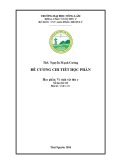 Đề cương chi tiết học phần: Vi sinh vật thú y (Dùng cho ngành (chuyên ngành) đào tạo Bác sỹ Thú y)