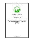 Đề cương chi tiết học phần: Ký sinh trùng và bệnh ký sinh trùng thú y (Dùng cho ngành Chăn nuôi thú y - Chương trình POHE)