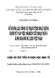 Luận án Phó Tiến sĩ Khoa học Kinh tế: Sử dụng các công cụ phân tích hoạt động kinh tế vào việc nghiên cứu hoạt động kinh doanh du lịch Việt Nam