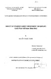 Master of Arts in Economics of development: Vietnam the netherlands project on development economics - Impact of foreign direct investment on exports case for Vietnam (1988-1995)