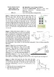 Đề thi môn Vật lý đại cương 1 năm học 2013-2014 (Có kèm theo đáp án)
