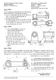 Đáp án đề thi cuối học kỳ I năm học 2014-2015 môn Công nghệ chế tạo máy - ĐH Sư phạm Kỹ thuật