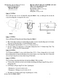Đáp án đề thi cuối học kỳ I năm học 2017-2018 môn Cơ sở công nghệ chế tạo máy (Đề 01) - ĐH Sư phạm Kỹ thuật
