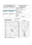 Đáp án đề thi cuối học kỳ I năm học 2018-2019 môn Công nghệ kim loại - ĐH Sư phạm Kỹ thuật