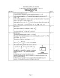 Solutions, keys and scores for questions in final exam of principles of Physics 2 - ĐH Sư phạm Kỹ thuật