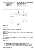Đáp án đề thi học kỳ II năm học 2018-2019 môn Công nghệ chế tạo máy - ĐH Sư phạm Kỹ thuật