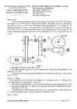 Đề thi cuối học kỳ II năm học 2015-2016 môn Nguyên lý - Chi tiết máy - ĐH Sư phạm Kỹ thuật