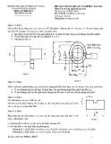 Đề thi cuối học kỳ II năm học 2015-2016 môn Cơ sở công nghệ chế tạo máy (Mã đề 01) - ĐH Sư phạm Kỹ thuật