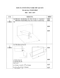 Đáp án đề thi học kỳ I năm học 2018-2019 môn Cơ sở công nghệ chế tạo máy - ĐH Sư phạm Kỹ thuật