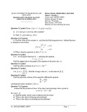 Final examination semester 2 academic year 2019-2020 course name Calculus 1 - ĐH Sư phạm Kỹ thuật