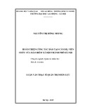 Luận văn Thạc sĩ Quản trị nhân lực: Hoàn thiện công tác đào tạo cán bộ, viên chức của bảo hiểm xã hội thành phố Hà Nội