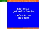 Bài giảng Vật lí 10 - Bài 15: Bài toán về chuyển động ném ngang