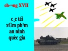 Bài giảng Các tội xâm phạm an ninh quốc gia
