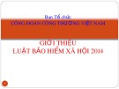 Bài giảng Giới thiệu Luật Bảo hiểm xã hội 2014