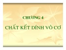 Bài giảng môn Vật liệu xây dựng – Chương 4