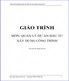 Giáo trình môn Quản lý dự án đầu tư xây dựng công trình