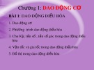 Bài giảng Vật lí 12 - Bài 1: Dao động điều hòa