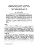 Phát huy năng lực tự học, tự sáng tạo cho học viên học tiếng Nga chuyên ngành tại Học viện Kỹ thuật Quân sự thông qua phương pháp dự án