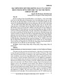 Đặc điểm phân bố theo không gian của chuyển động thẳng đứng trên khu vực Bắc Bộ trong thời kỳ mùa hè