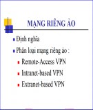 Bài giảng Mạng riêng ảo