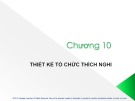 Bài giảng Quản trị học - Chương 10: Thiết kế tổ chức thích nghi