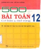 Tuyển chọn 500 bài Toán 12 cơ bản và mở rộng: Phần 2