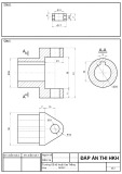 Đáp án đề thi học kỳ hè môn Vẽ kỹ thuật (Đề 1) - Trường CĐ Kỹ thuật Cao Thắng