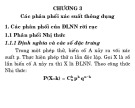 Bài giảng Lý thuyết xác suất thống kê toán - Chương 3: Các phân phối xác suất thông dụng