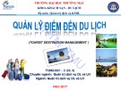 Bài giảng Quản lý điểm đến du lịch - Chương 1: Khái quát về điểm đến du lịch và quản lý điểm đến du lịch