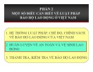 Bài giảng Những vấn đề cơ bản về quản lý an toàn lao động trong thi công xây dựng: Chương 2