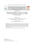 Hoàn thành trách nhiệm bảo đảm quyền công dân - hàm ý chính sách cho Chính phủ kiến tạo ở Việt Nam hiện nay