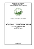 Đề cương chi tiết học phần: Bệnh lý học thú y (Mã học phần VPP 331)