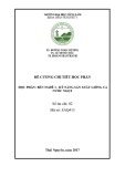 Đề cương chi tiết học phần: Rèn nghề 1 - Kỹ năng sản xuất giống cá nước ngọt