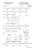 Đề kiểm tra giữa học kì 1 môn Toán lớp 11 năm 2020-2021 - Trường THPT Trưng Vương