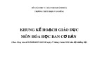 Bài giảng Khung kế hoạch giáo dục môn Hóa học lớp 10