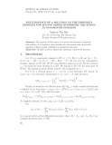 The existence of a solution to the dirichlet problem for second order hyperbolic equations in nonsmooth domains