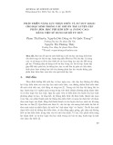 Phát triển năng lực nhận thức và tư duy logic cho học sinh trong các giờ ôn tập, luyện tập phần Hóa học phi kim lớp 11 (nâng cao) bằng việc sử dụng sơ đồ tư duy