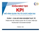 Bài giảng Mô hình quản trị tổ chức hiện đại
