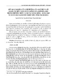 Kết quả nghiên cứu ảnh hưởng của mật độ và số dảnh cấy đến năng suất giống lúa Japonica ĐS3 trong phương thức canh tác hàng rộng - hàng hẹp vụ Xuân 2018 tại huyện Triệu Sơn, tỉnh Thanh Hóa